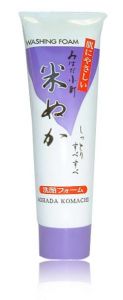  "KUROBARA" "Mihada Komachi" Пенка для умывания с рисовыми отрубями 200 гр. 1/72 ― Японская косметика в Краснодаре