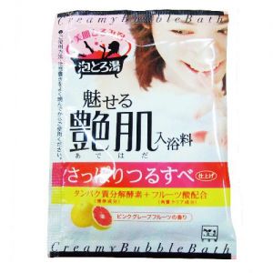 GYUNYU SEKKEN Пена-порошок для принятия ванны, с ароматом грейпфрута, 30 г ― Японская косметика в Краснодаре